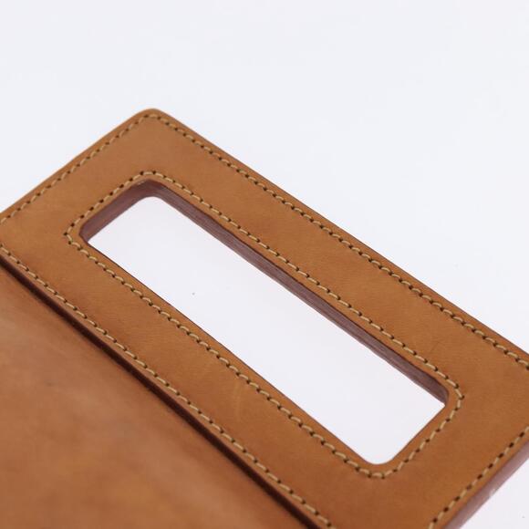 CELINE C Macadam Canvas Shoulder Bag Suede Black Silver - Picture 8 of 12